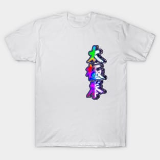 Rainbow Tai Chi Script T-Shirt